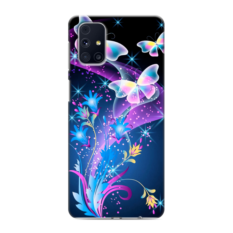 Силиконовый чехол на Samsung Galaxy M31s с принтом Бабочки Силиконовый чехол на Samsung Galaxy M31s с принтом Бабочки