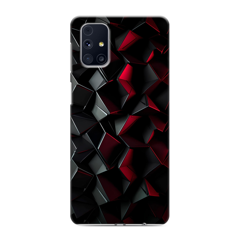 Силиконовый противоударный чехол на Samsung Galaxy M31s с принтом Абстракция Силиконовый противоударный чехол на Samsung Galaxy M31s с принтом Абстракция