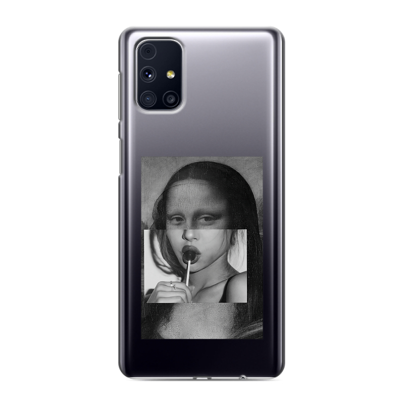 Пластиковый чехол на Samsung Galaxy M31s с принтом Мона Лиза Пластиковый чехол на Samsung Galaxy M31s с принтом Мона Лиза