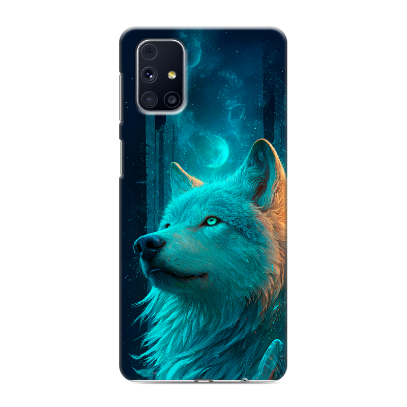 Пластиковый чехол на Samsung Galaxy M31s с принтом бабочки саккура Пластиковый чехол на Samsung Galaxy M31s с принтом бабочки саккура