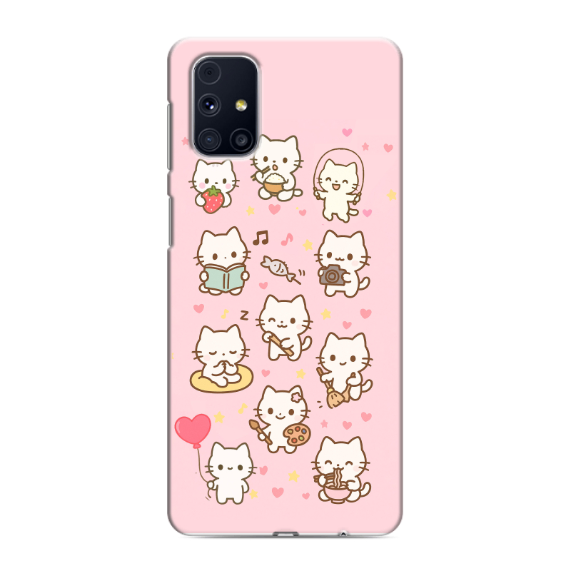 Пластиковый чехол на Samsung Galaxy M31s с принтом Hello Kitty Хелоу Кити Пластиковый чехол на Samsung Galaxy M31s с принтом Hello Kitty Хелоу Кити