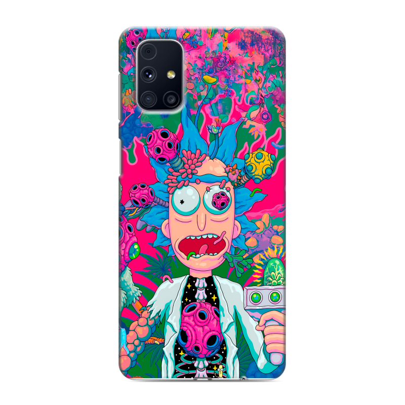 Силиконовый чехол на Samsung Galaxy M31s с принтом Рик и Морти Rick Morty Силиконовый чехол на Samsung Galaxy M31s с принтом Рик и Морти Rick Morty