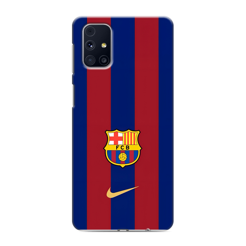 Силиконовый противоударный чехол на Samsung Galaxy M31s с принтом Барселона Barcelona Силиконовый противоударный чехол на Samsung Galaxy M31s с принтом Барселона Barcelona