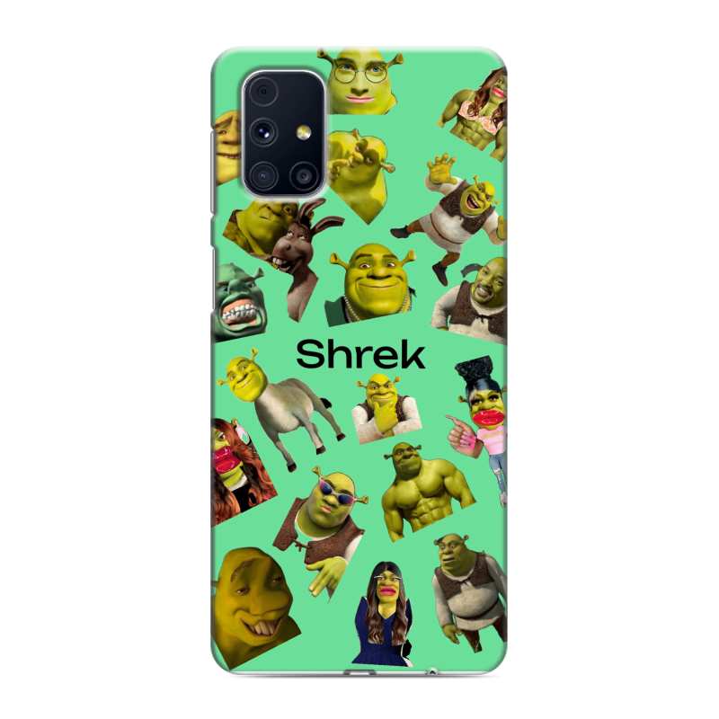 Силиконовый чехол на Samsung Galaxy M31s с принтом Шрек Shrek Силиконовый чехол на Samsung Galaxy M31s с принтом Шрек Shrek