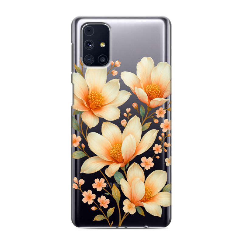 Силиконовый чехол на Samsung Galaxy M31s с принтом Цветы Силиконовый чехол на Samsung Galaxy M31s с принтом Цветы