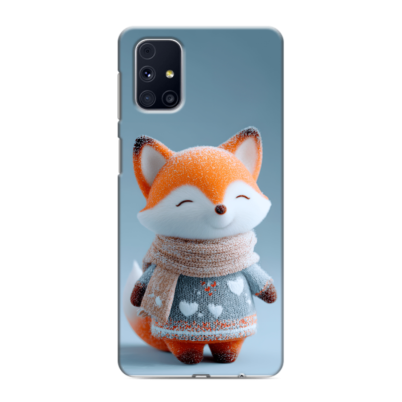 Силиконовый противоударный чехол на Samsung Galaxy M31s с принтом Лиса Силиконовый противоударный чехол на Samsung Galaxy M31s с принтом Лиса