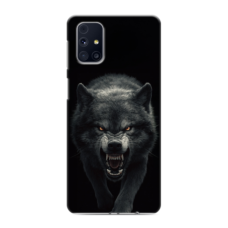Силиконовый чехол на Samsung Galaxy M31s с принтом Волк Силиконовый чехол на Samsung Galaxy M31s с принтом Волк