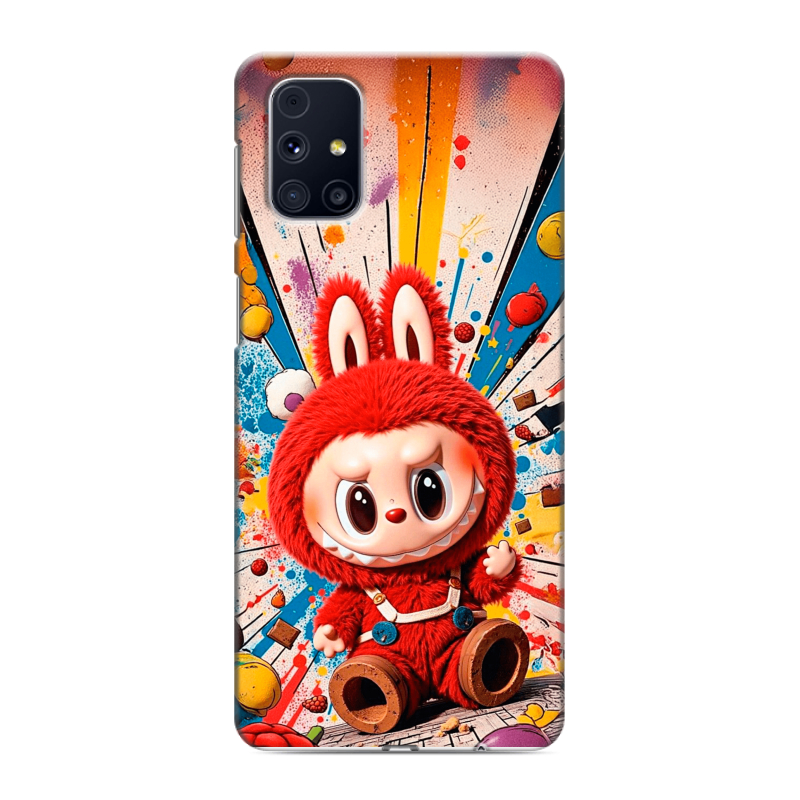 Силиконовый чехол на Samsung Galaxy M31s с принтом Labubu Лабубу Силиконовый чехол на Samsung Galaxy M31s с принтом Labubu Лабубу