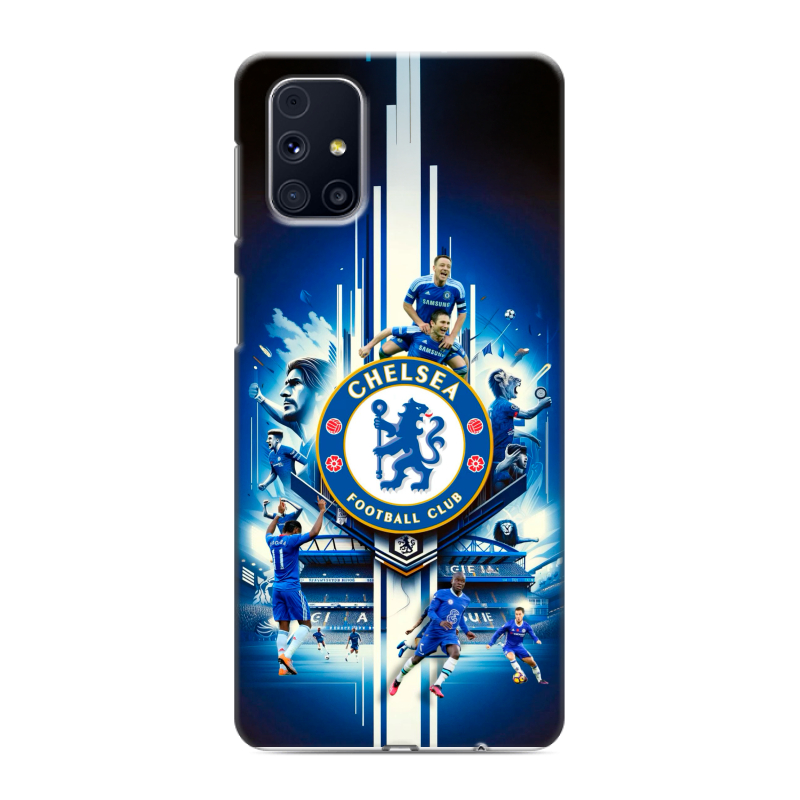 Пластиковый чехол на Samsung Galaxy M31s с принтом Chelsea Челси Пластиковый чехол на Samsung Galaxy M31s с принтом Chelsea Челси