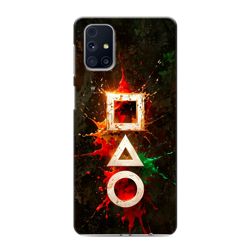 Пластиковый чехол на Samsung Galaxy M31s с принтом Squid Game Игра кальмара Пластиковый чехол на Samsung Galaxy M31s с принтом Squid Game Игра кальмара