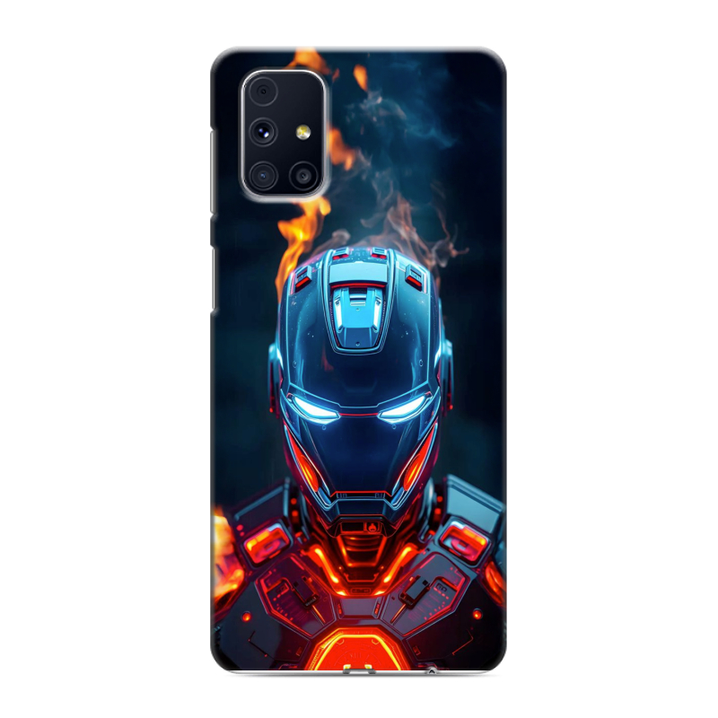 Силиконовый чехол на Samsung Galaxy M31s с принтом IronMan Железный человек Силиконовый чехол на Samsung Galaxy M31s с принтом IronMan Железный человек