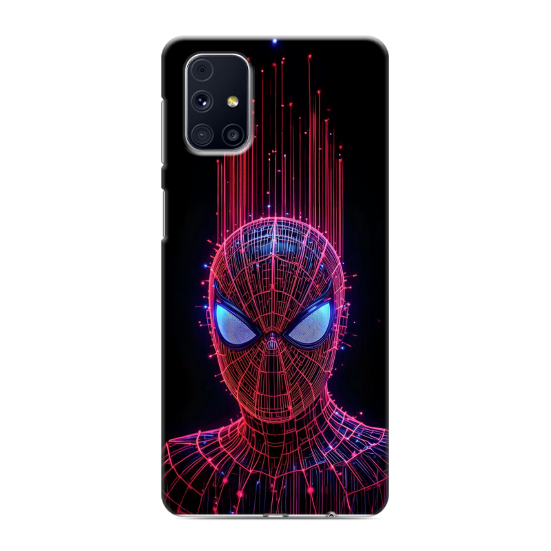 Силиконовый противоударный чехол на Samsung Galaxy M31s с принтом Spiderman Человек паук Силиконовый противоударный чехол на Samsung Galaxy M31s с принтом Spiderman Человек паук