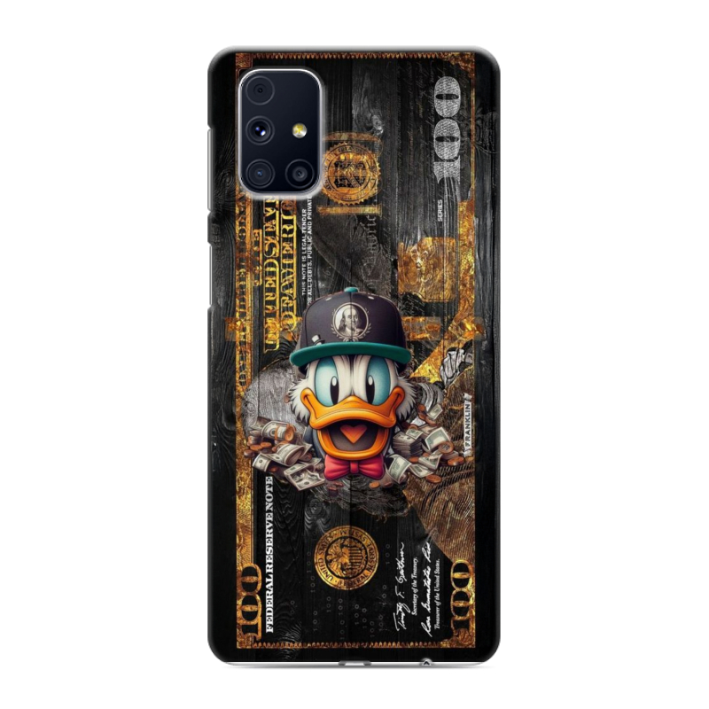 Силиконовый чехол на Samsung Galaxy M31s с принтом Дональд Дак Доллар Силиконовый чехол на Samsung Galaxy M31s с принтом Дональд Дак Доллар