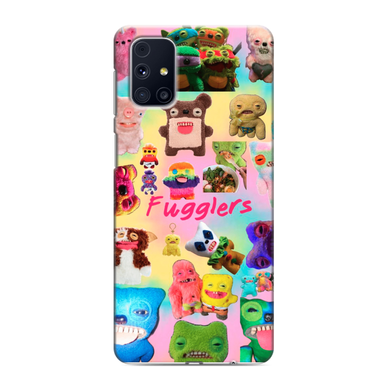 Силиконовый противоударный чехол на Samsung Galaxy M31s с принтом Флагер Fuggler Силиконовый противоударный чехол на Samsung Galaxy M31s с принтом Флагер Fuggler