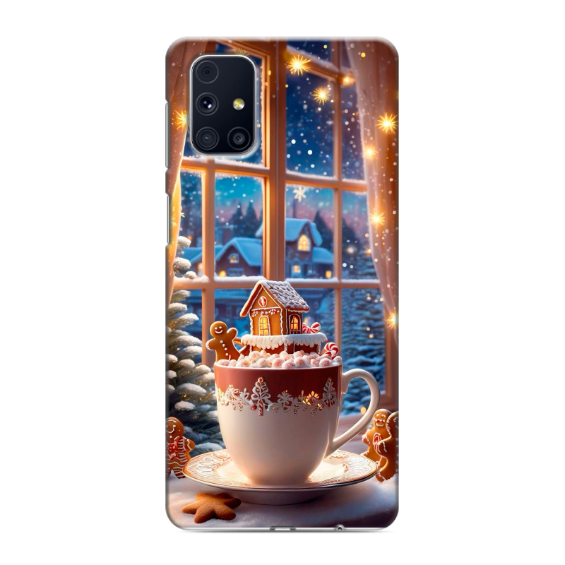 Силиконовый чехол на Samsung Galaxy M31s с принтом Новый год Силиконовый чехол на Samsung Galaxy M31s с принтом Новый год