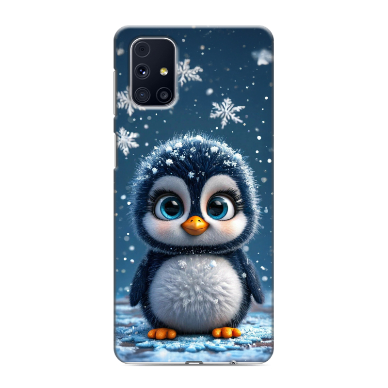Силиконовый противоударный чехол на Samsung Galaxy M31s с принтом Новый год Силиконовый противоударный чехол на Samsung Galaxy M31s с принтом Новый год