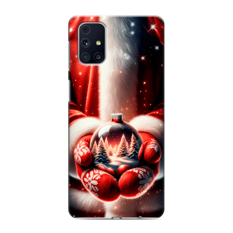 Силиконовый чехол на Samsung Galaxy M31s с принтом Новый год Силиконовый чехол на Samsung Galaxy M31s с принтом Новый год