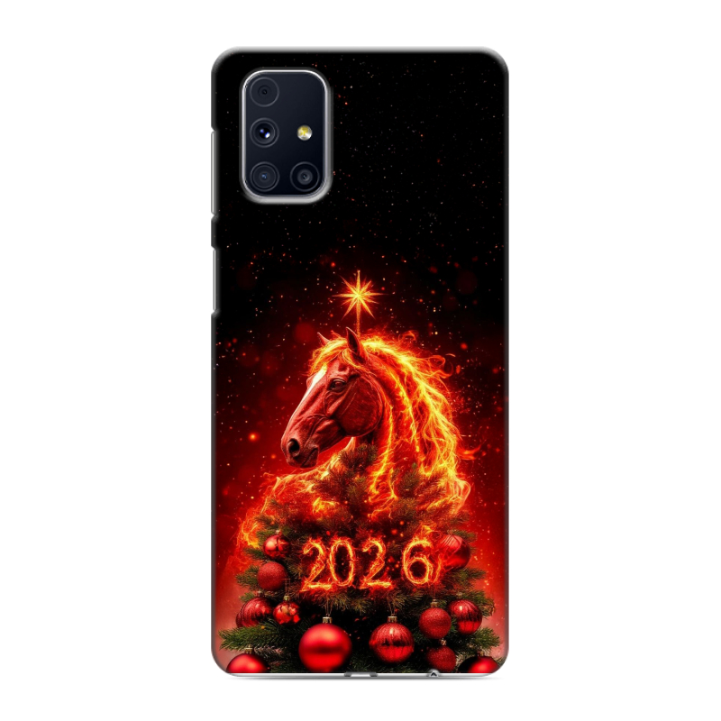 Силиконовый чехол на Samsung Galaxy M31s с принтом Новый год Силиконовый чехол на Samsung Galaxy M31s с принтом Новый год