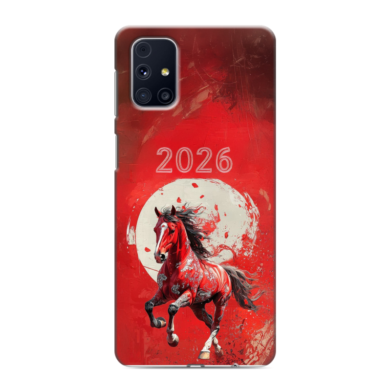 Пластиковый чехол на Samsung Galaxy M31s с принтом Новый год Пластиковый чехол на Samsung Galaxy M31s с принтом Новый год