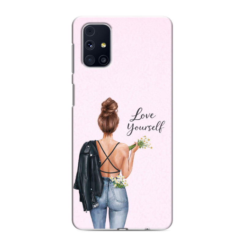 Пластиковый чехол на Samsung Galaxy M31s с принтом женский Пластиковый чехол на Samsung Galaxy M31s с принтом женский