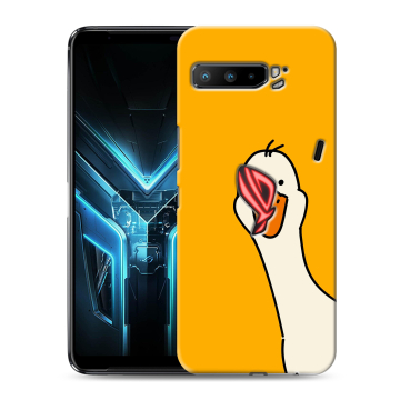 Силиконовый противоударный чехол на ASUS ROG Phone 3 с принтом Утка
