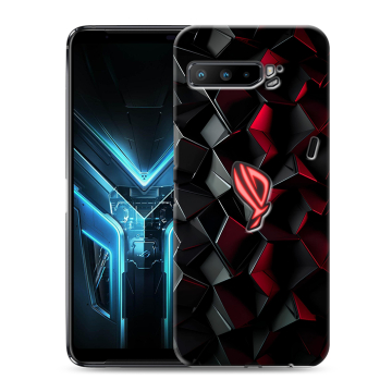 Силиконовый противоударный чехол на ASUS ROG Phone 3 с принтом Абстракция