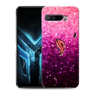 Силиконовый противоударный чехол на ASUS ROG Phone 3 с принтом Блестки