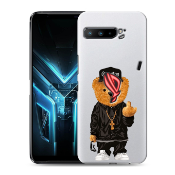 Силиконовый противоударный чехол на ASUS ROG Phone 3 с принтом Плюшевый медведь Силиконовый противоударный чехол на ASUS ROG Phone 3 с принтом Плюшевый медведь