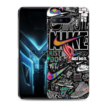 Силиконовый противоударный чехол на ASUS ROG Phone 3 с принтом Найк