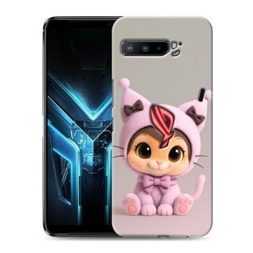 Силиконовый противоударный чехол на ASUS ROG Phone 3 с принтом Куроми Kuromi Силиконовый противоударный чехол на ASUS ROG Phone 3 с принтом Куроми Kuromi