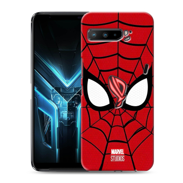 Силиконовый противоударный чехол на ASUS ROG Phone 3 с принтом человек паук spiderman