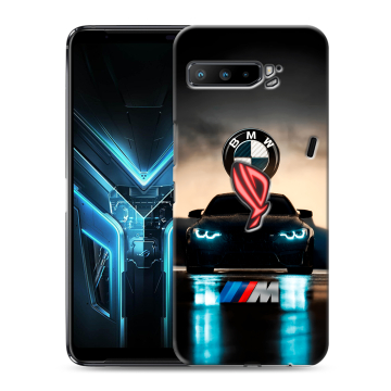 Силиконовый противоударный чехол на ASUS ROG Phone 3 с принтом БМВ BMW