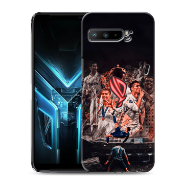 Силиконовый противоударный чехол на ASUS ROG Phone 3 с принтом Реал Роналдо Real Ronaldo Силиконовый противоударный чехол на ASUS ROG Phone 3 с принтом Реал Роналдо Real Ronaldo