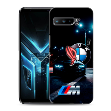 Силиконовый противоударный чехол на ASUS ROG Phone 3 с принтом БМВ BMW