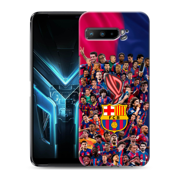 Силиконовый противоударный чехол на ASUS ROG Phone 3 с принтом Барселона Barcelona Силиконовый противоударный чехол на ASUS ROG Phone 3 с принтом Барселона Barcelona