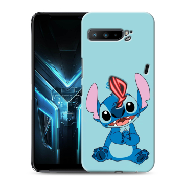 Силиконовый противоударный чехол на ASUS ROG Phone 3 с принтом Лило и Стич Силиконовый противоударный чехол на ASUS ROG Phone 3 с принтом Лило и Стич