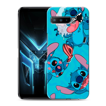 Силиконовый противоударный чехол на ASUS ROG Phone 3 с принтом Лило и Стич Силиконовый противоударный чехол на ASUS ROG Phone 3 с принтом Лило и Стич