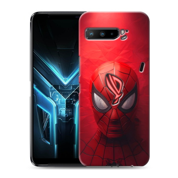 Силиконовый противоударный чехол на ASUS ROG Phone 3 с принтом Spiderman Человек паук