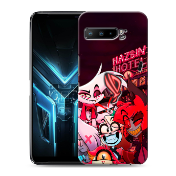 Силиконовый противоударный чехол на ASUS ROG Phone 3 с принтом Hazbin Hotel Отель Хазбин Силиконовый противоударный чехол на ASUS ROG Phone 3 с принтом Hazbin Hotel Отель Хазбин