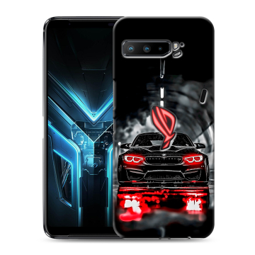 Силиконовый противоударный чехол на ASUS ROG Phone 3 с принтом BMW БМВ