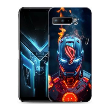 Силиконовый противоударный чехол на ASUS ROG Phone 3 с принтом IronMan Железный человек