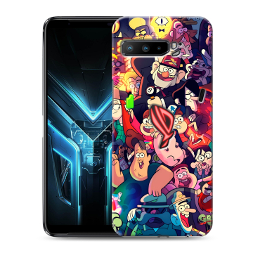 Силиконовый противоударный чехол на ASUS ROG Phone 3 с принтом Gravity Falls Гравити Фолз Силиконовый противоударный чехол на ASUS ROG Phone 3 с принтом Gravity Falls Гравити Фолз