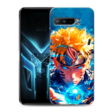 Силиконовый противоударный чехол на ASUS ROG Phone 3 с принтом Аниме Наруто Naruto
