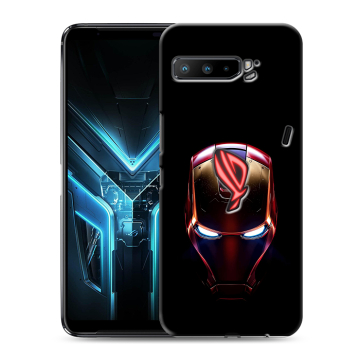 Силиконовый противоударный чехол на ASUS ROG Phone 3 с принтом IronMan Железный человек Силиконовый противоударный чехол на ASUS ROG Phone 3 с принтом IronMan Железный человек