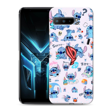 Силиконовый противоударный чехол на ASUS ROG Phone 3 с принтом Лило и Стич Силиконовый противоударный чехол на ASUS ROG Phone 3 с принтом Лило и Стич