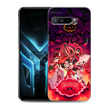 Силиконовый противоударный чехол на ASUS ROG Phone 3 с принтом Hazbin Hotel Отель Хазбин Силиконовый противоударный чехол на ASUS ROG Phone 3 с принтом Hazbin Hotel Отель Хазбин
