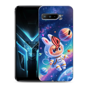 Силиконовый противоударный чехол на ASUS ROG Phone 3 с принтом Labubu Лабубу Силиконовый противоударный чехол на ASUS ROG Phone 3 с принтом Labubu Лабубу