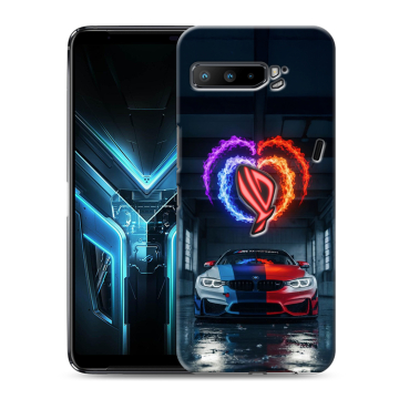 Силиконовый противоударный чехол на ASUS ROG Phone 3 с принтом BMW БМВ Силиконовый противоударный чехол на ASUS ROG Phone 3 с принтом BMW БМВ