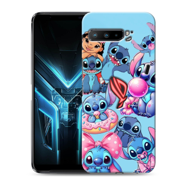 Силиконовый противоударный чехол на ASUS ROG Phone 3 с принтом Лило и Стич Силиконовый противоударный чехол на ASUS ROG Phone 3 с принтом Лило и Стич