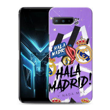 Силиконовый противоударный чехол на ASUS ROG Phone 3 с принтом Real Madrid Реал Мадрид Силиконовый противоударный чехол на ASUS ROG Phone 3 с принтом Real Madrid Реал Мадрид
